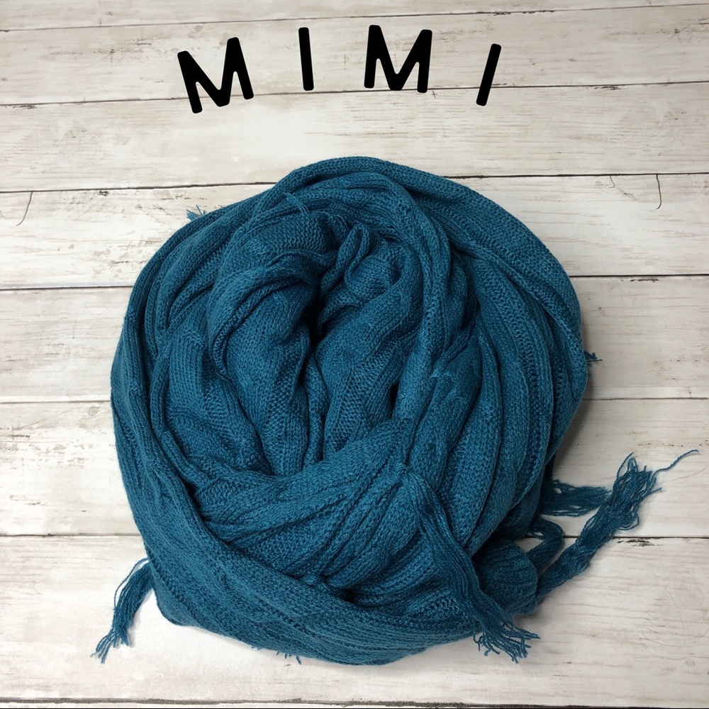 Teal LuLaRoe Mimi - Scarf / Poncho